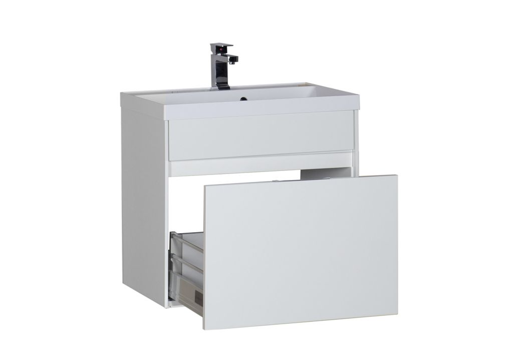 Тумба с раковиной Aquanet Латина 70 белый (1 ящик) 0018000000179394 - Вид №2