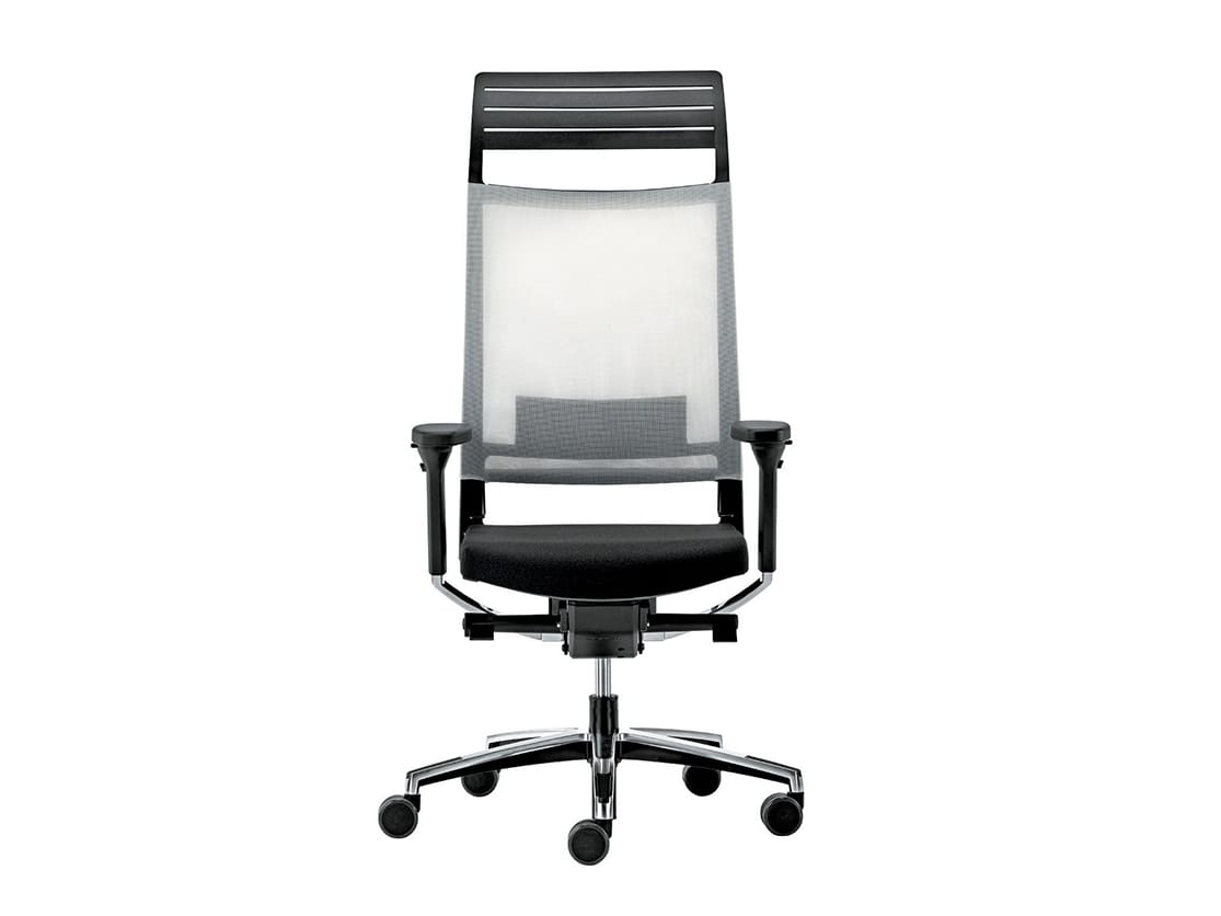 Сетчатое вращающееся офисное кресло с подголовником VAGHI Expo 15 ARCH-00088102