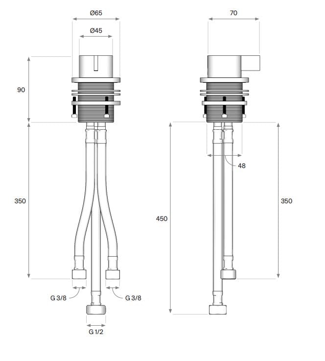 Смеситель для раковины из нержавеющей стали COCOON Piet Boon ARCH-00076931 - Вид №4