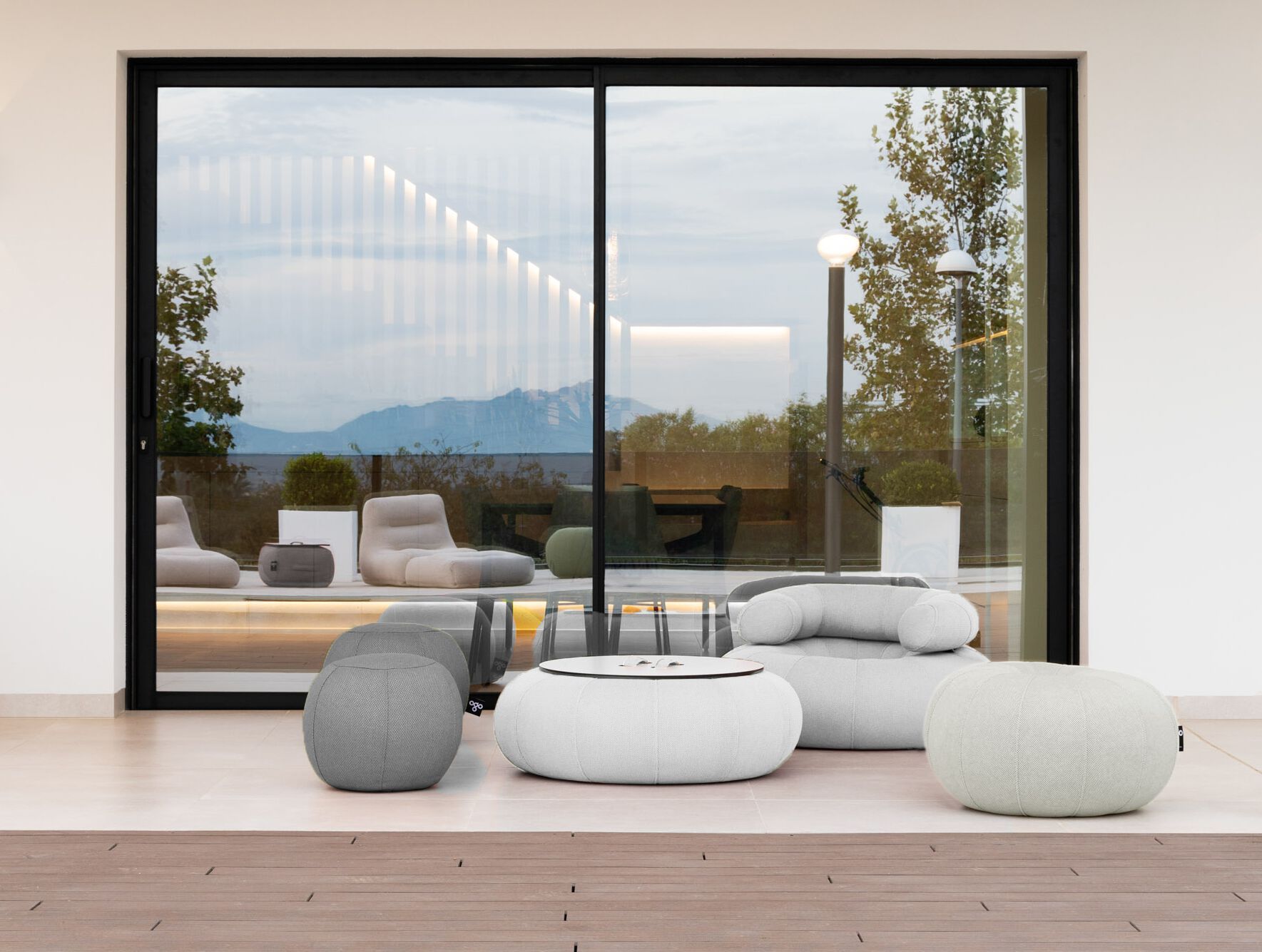 Круглый садовый пуфик OGO MANDARINA ARCH-00090715 - Вид №4