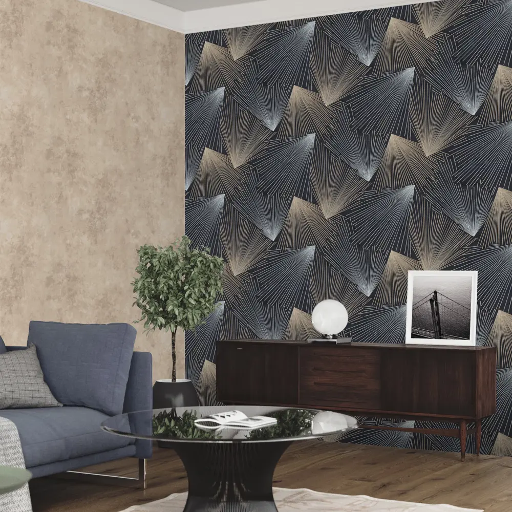 Обои флизелиновые Euro Decor Salute коричневые 1.06 м ED7212-22 87710329 STLM-2143641 - Вид №3