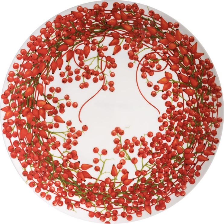 10658678 Taitu Блюдо круглое Taitu 31см Фарфор костяной 