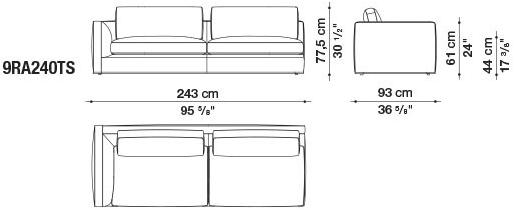 B&B Italia Диван из ткани Richard sun-id-1429934 - Вид №33