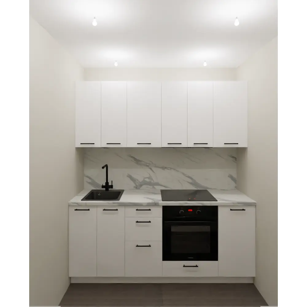 Кухонный гарнитур 200x60 см София цвет белый KONSENSA STLM-2048722