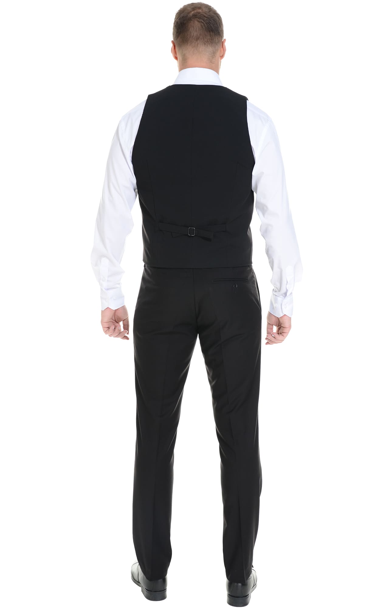 62870 Жилет  мужской BLACK El-Risto  Одежда для официантов  размер 56  - Вид №6