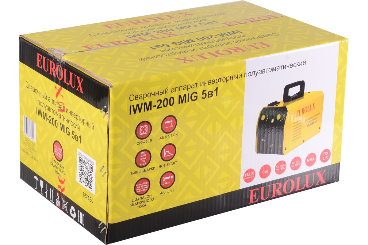 Сварочный аппарат Eurolux 65/180 9100604 STDN-0063630 - Вид №11