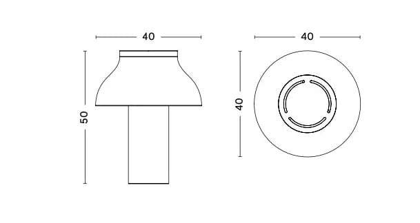 Алюминиевая светодиодная настольная лампа Hay ПК ARCH-00119352 - Вид №36