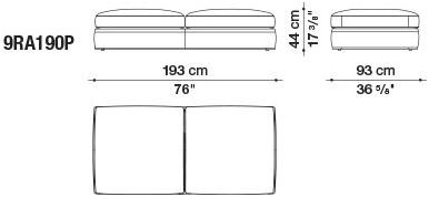 B&B Italia Модульный угловой диван из ткани Richard sun-id-1472345 - Вид №15