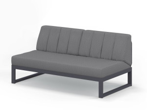 2-местный тканевый модульный садовый диван