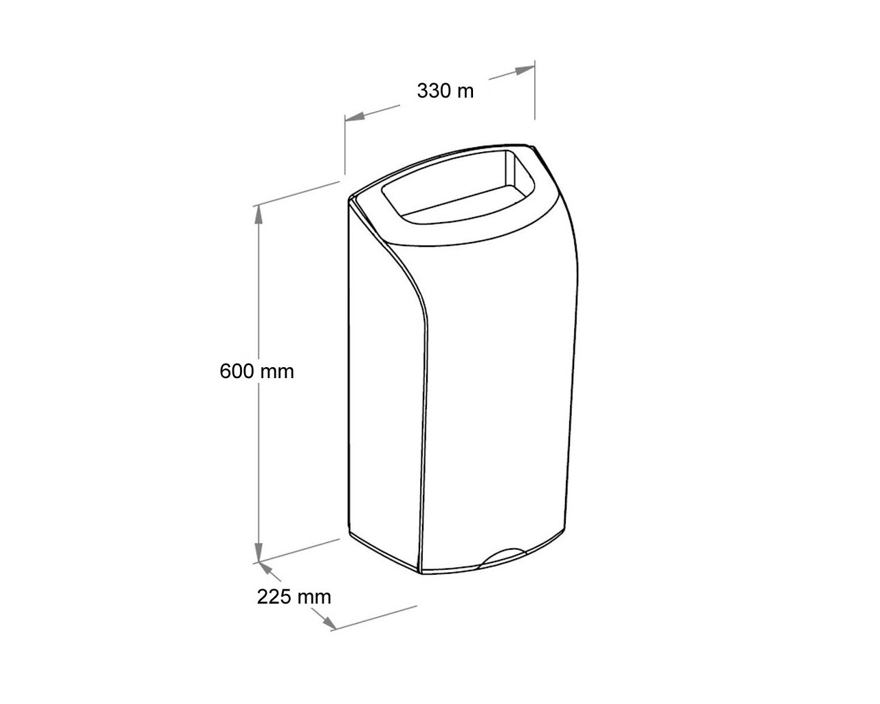 KUR101 Подвесная открытая корзина 40 л UNIQUE RED LINE Merida  - Вид №1