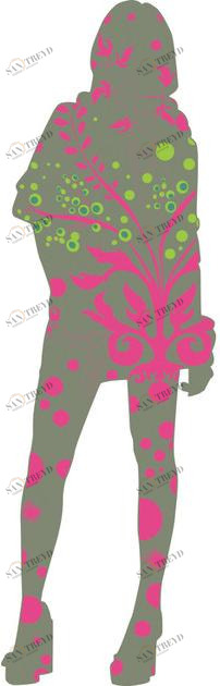 CONCEPTUWALL Клейкое украшение из нетканого материала Silhouettes sun-id-1385645