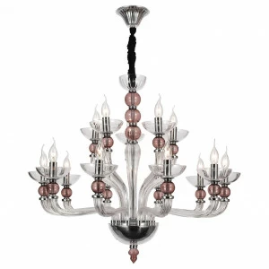 Люстра дизайнерская Place хром SL661.103.15 ST LUCE ДИЗАЙНЕРСКИЕ, PARENTE, ДВУХЪЯРУСНЫЕ 057868 Хром