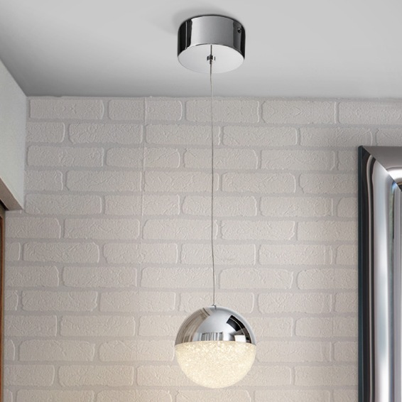 058000 Подвесной светильник 1L Ø12 хром Schuller Sphere