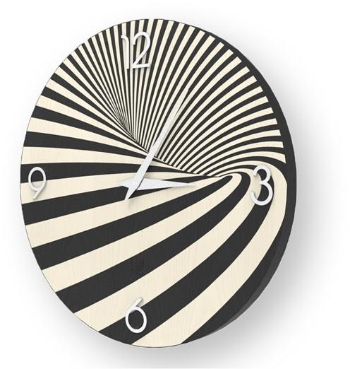 LIGNIS® Настенные часы из инкрустированного дерева Dolcevita abstract 10.076 - Вид №1