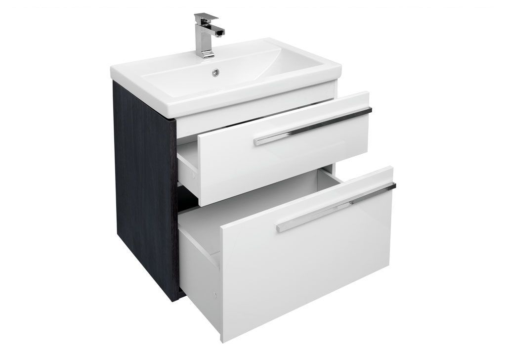 Мебель для ванной Aquanet Фостер 70 эвкалипт мистери/белый 00209028 - Вид №3