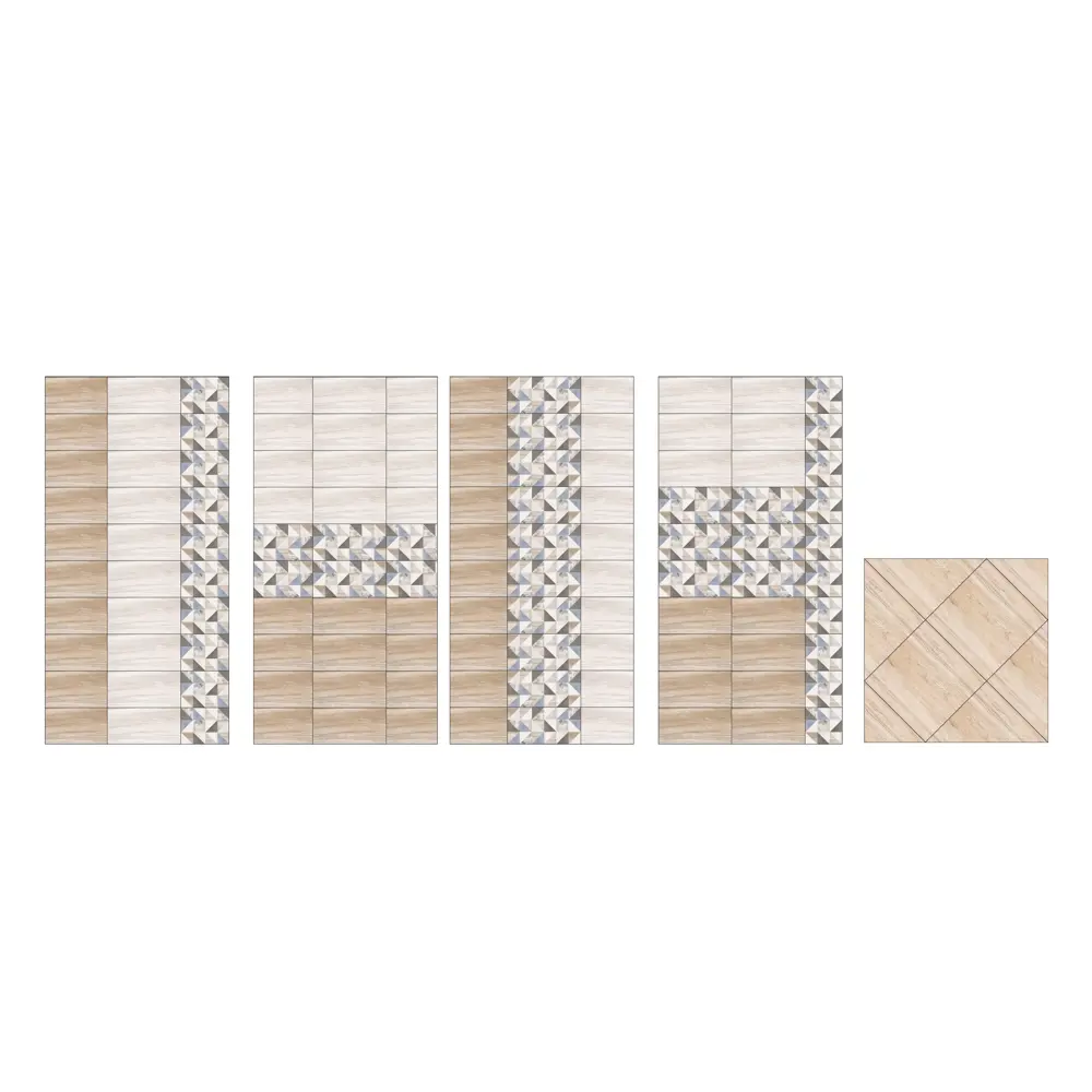 Плитка настенная «Шервуд» 20х40 см 1.58 м2 цвет светло-бежевый LB CERAMICS STLM-2093107 - Вид №8