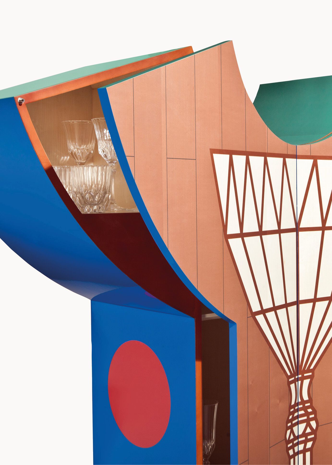 Шкаф с распашными дверцами BD Barcelona CRISTALLO ARCH-00138760 - Вид №1