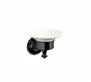 Gentry Home Настенный керамический подстаканник Kent Темный никель GH101919