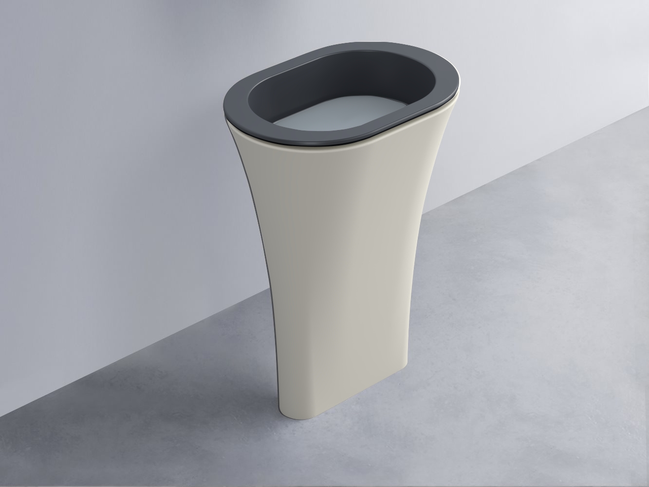 AMLA65-BA+AMPILO-BR+AMCOLO-TL Раковина Amedeo Ovale отдельностоящая cielo Enjoy + Amedeo Ceramica Cielo