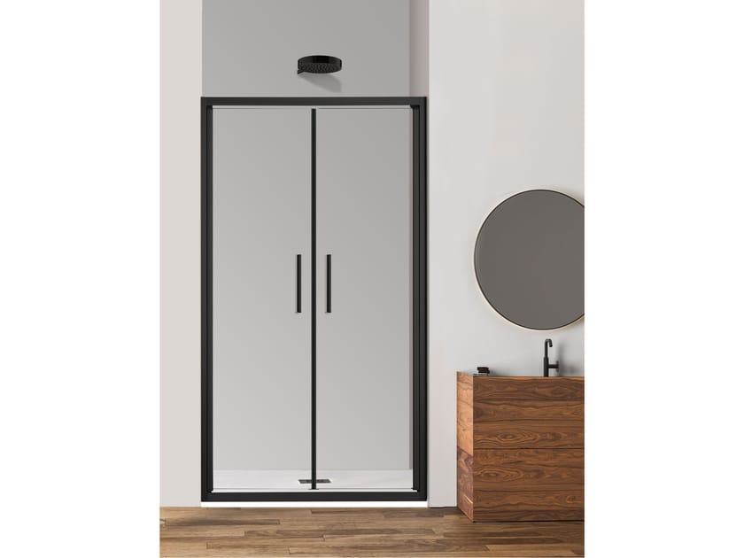 Хрустальная ниша душевая кабина с распашной дверью Metidea Рубин ARCH-00071275