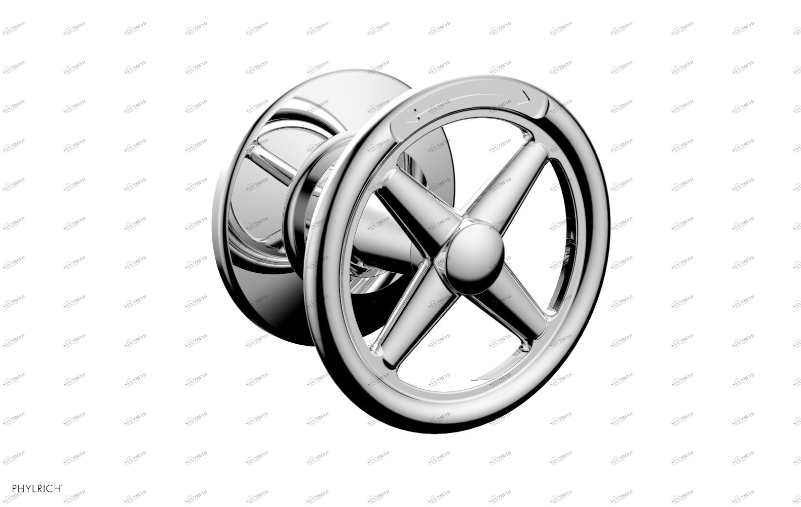 Регулятор напора WORKS Phylrich  220-37-026 Хромированный 