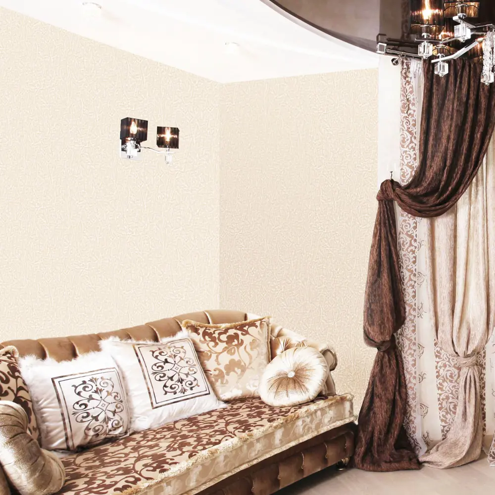 Обои флизелиновой основе 1.06х10 м фон бежевый ER3078-2 Erismann Crystal STLM-2012562 - Вид №2