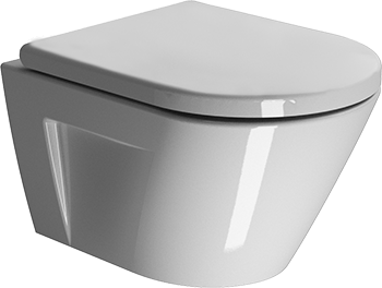 861611 Подвесной унитаз настенный Белый GSI ceramica Norm Италия - Вид №2