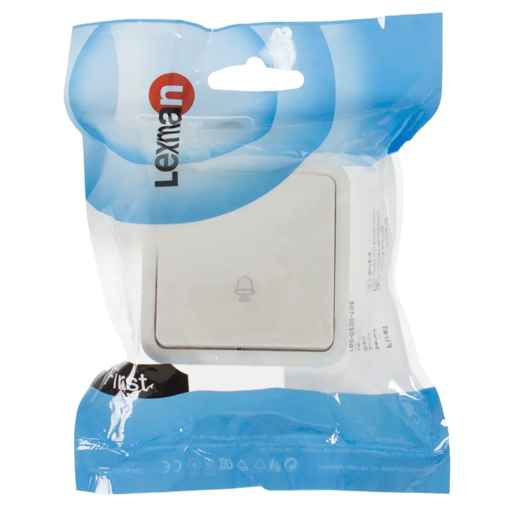 Кнопка дверного звонка Lexman — проводная модель для дома и офиса 81930563 STLM-1117161 - Вид №3