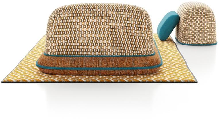 Liu Jo Living Collection Мягкая кушетка из ткани Ceci est un caillou Cll - Вид №11