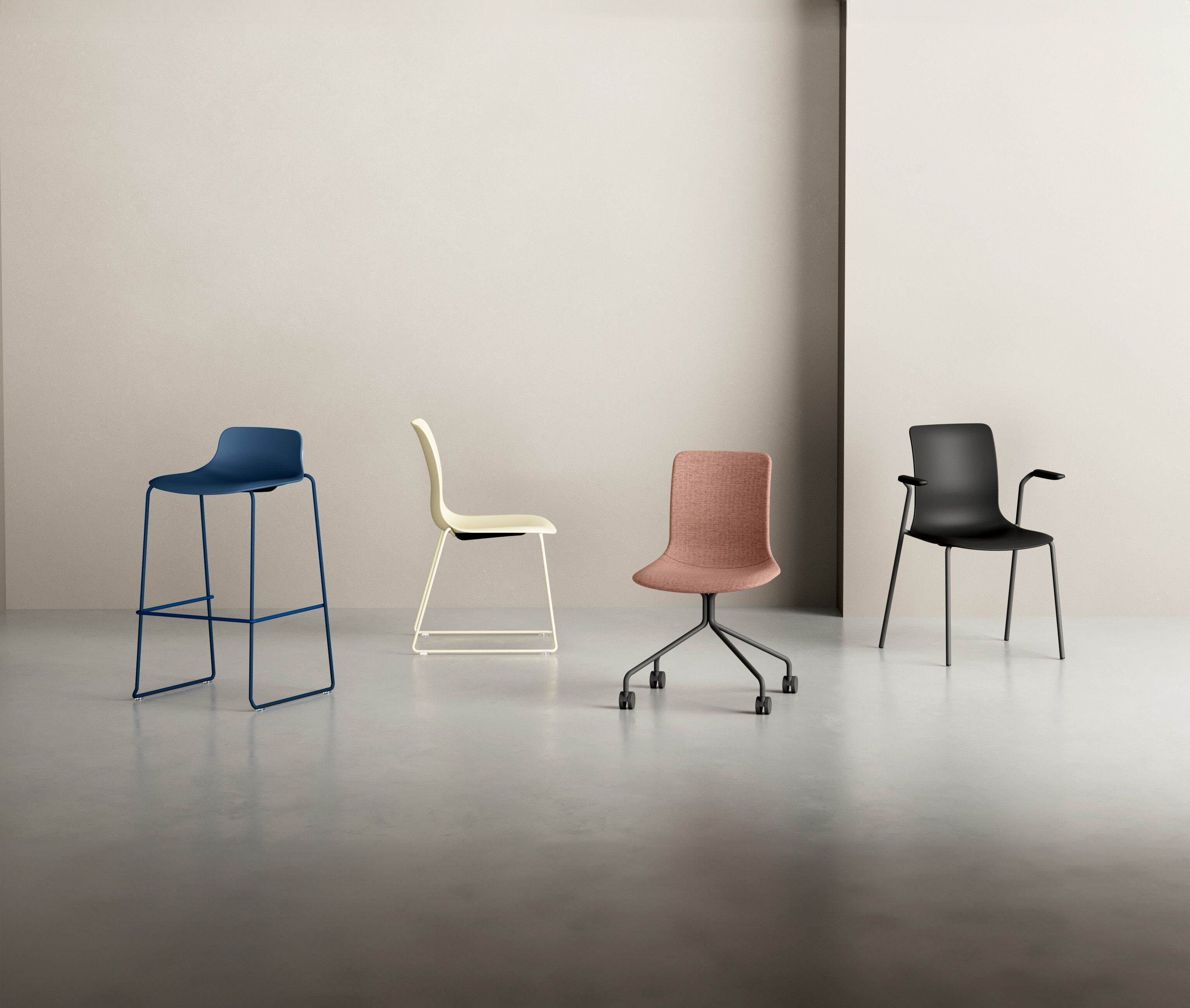 Штабелируемый стул из полипропилена IBEBI Nume ARCH-00077791 - Вид №1