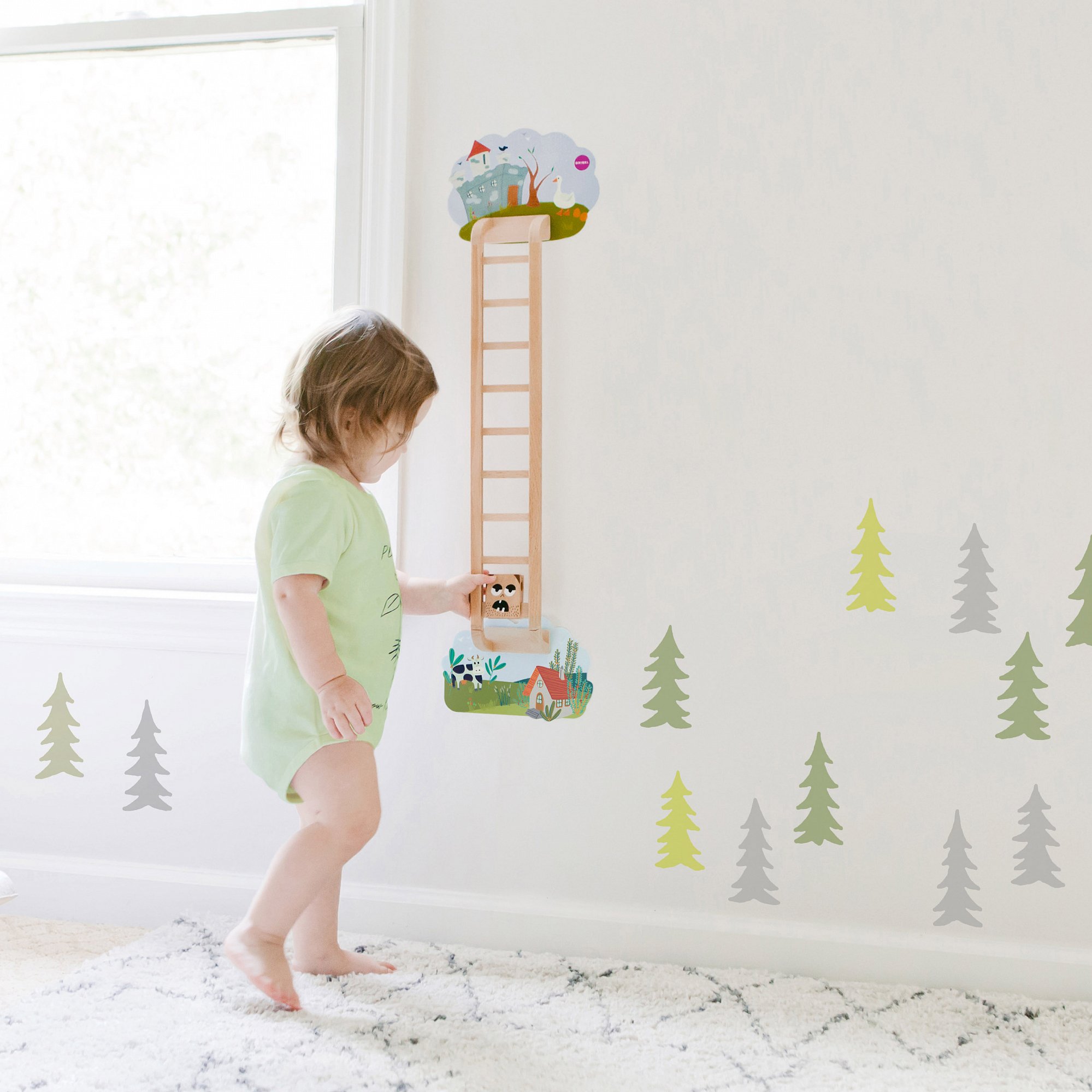 Развивающая игрушка на стену Vertiplay "Джек против Великана" ORIBEL  322602 Разноцветный Santreyd  - Вид №3