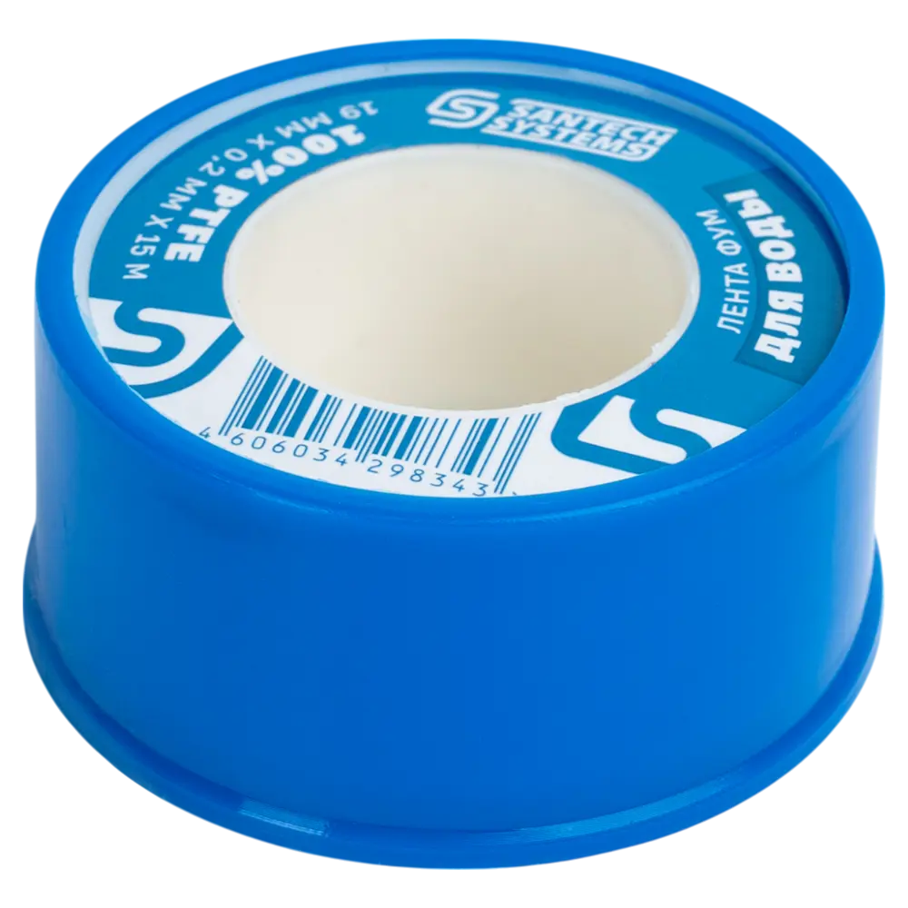 Лента-фум для воды 19x0.2 мм 15 м PTFE Santreyd STLM-2039850