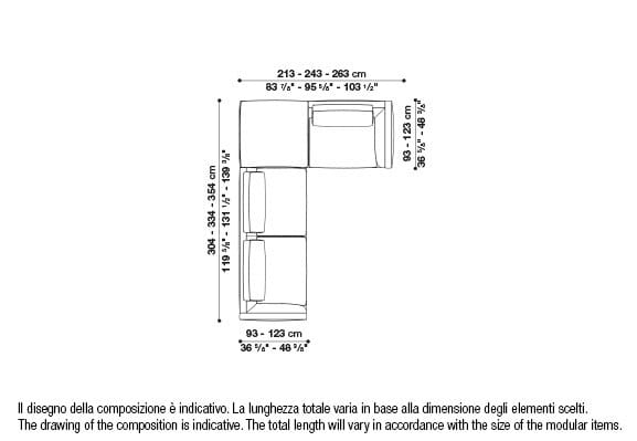 Угловой диван из ткани B&B Italia Ричард ARCH-00040927 - Вид №106