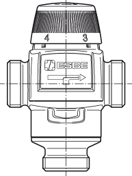 3170 12 00 VTA577Ротационные устройства » Esbe серии VTA370, VTA570  - Вид №1