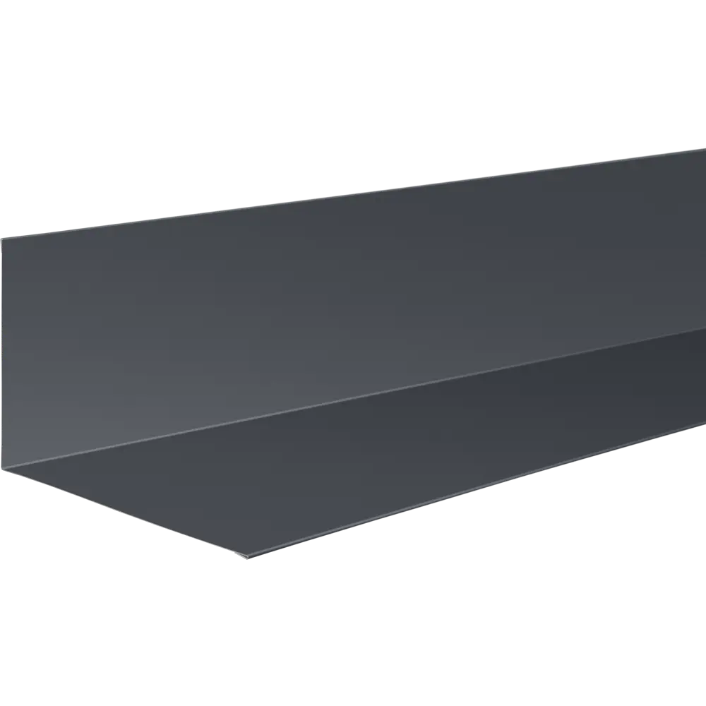 Планка примыкания верхняя 150x250 мм 2 м 0.45мм RAL 7024 Серый 83842915 STLM-2131308 Santreyd 