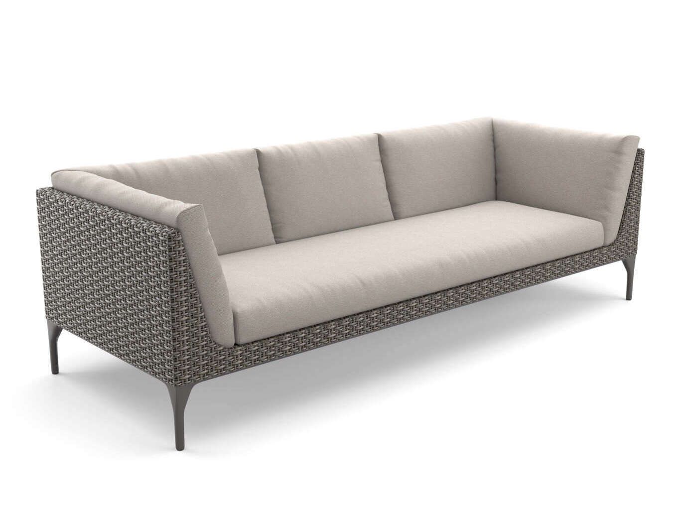 4-местный тканевый садовый диван DEDON MU ARCH-00014895