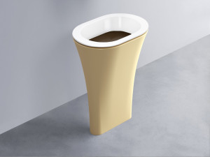 AMLA65-BL+AMPILO-CA+AMCOLO-CN Раковина Amedeo Ovale отдельностоящая cielo Enjoy + Amedeo