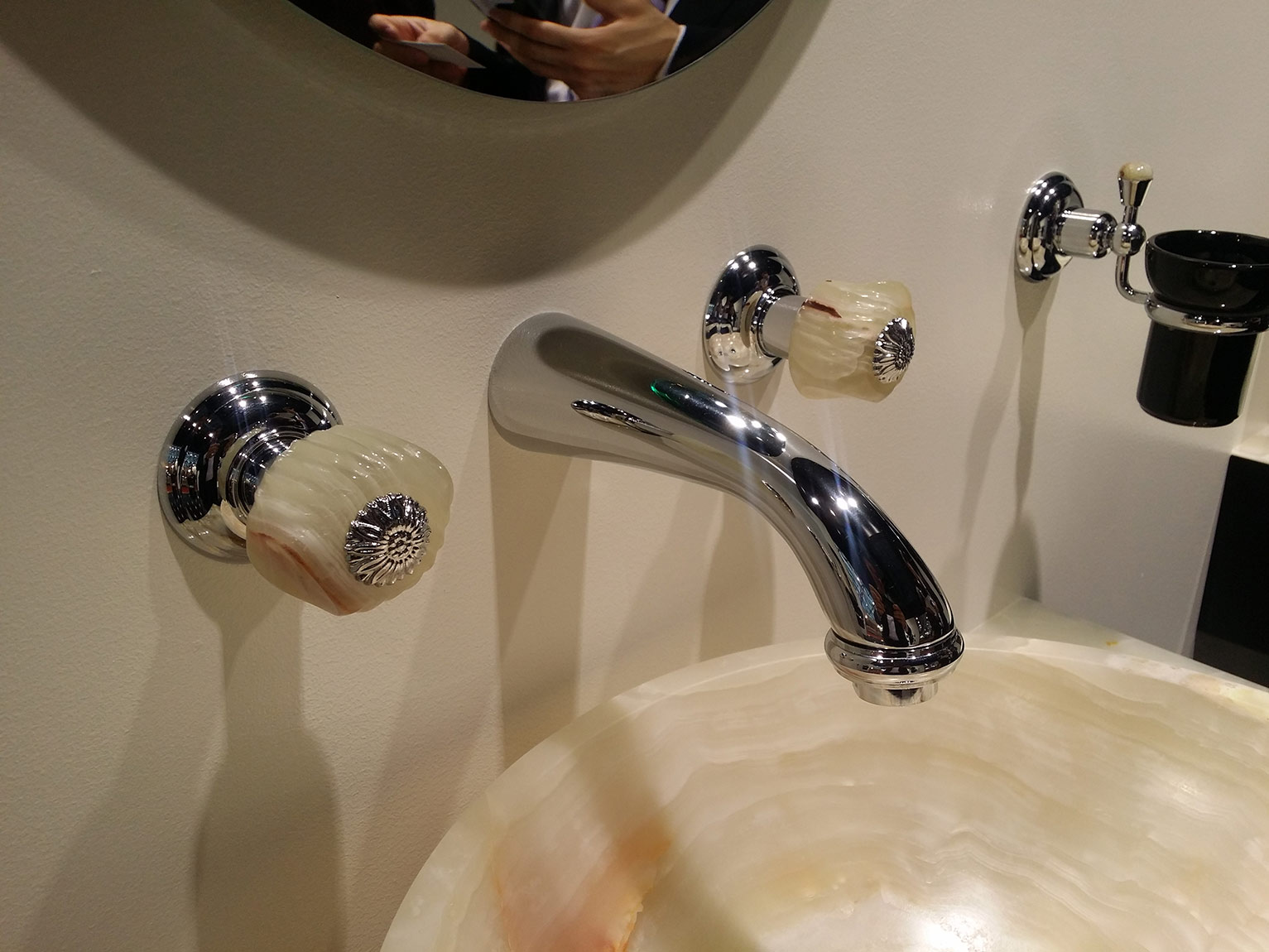 2103 ** 09O Комплект ванны с центральным изливом «парус» Nicolazzi Series Onice  - Вид №1