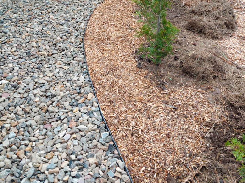 Пластиковый бордюр 45 мм, длина 1 м ГеоПластБорд GPBST-45 - Вид №23