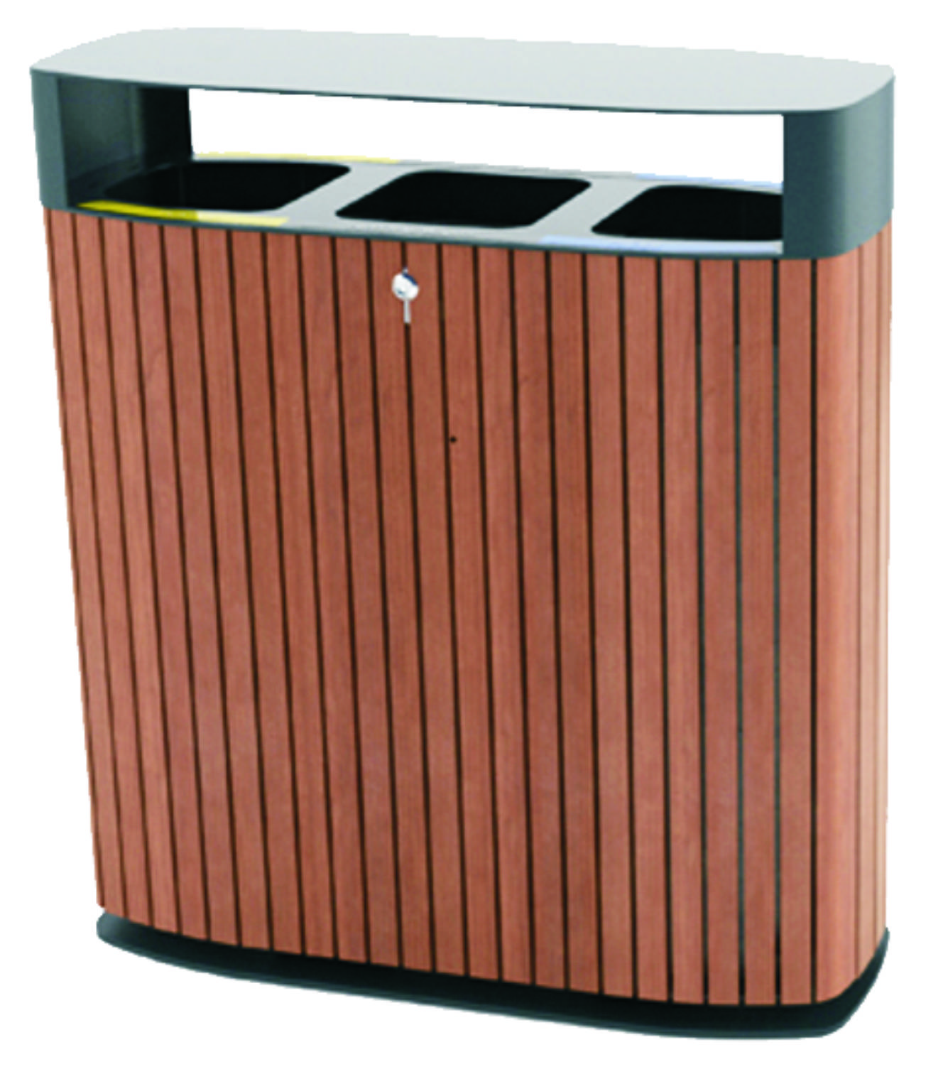 12091 Урна ВОЛНА БЛОК для раздельного сбора мусора, урна уличная LAB.Space 