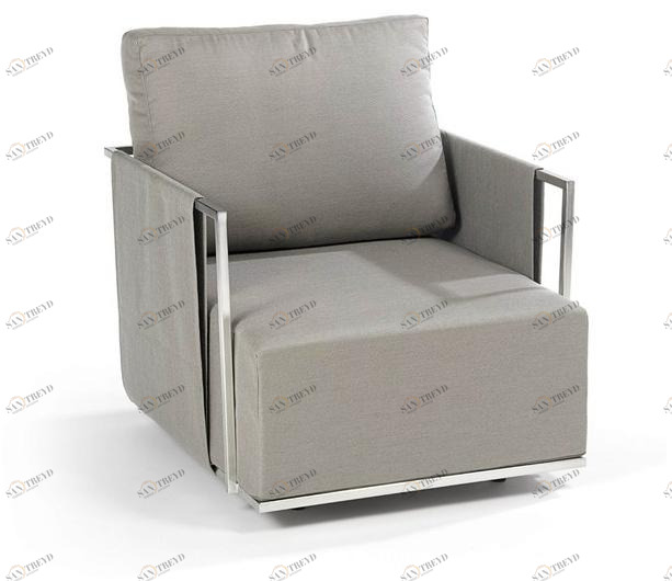 FISCHER MÖBEL Садовое кресло из модульной ткани с подлокотниками Suite sun-id-1372616