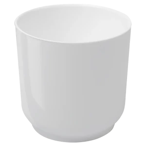 Кашпо Evergreen Design Дельта 22x22x22 см v6.4 л пластик белый 89453006 STLM-2089779