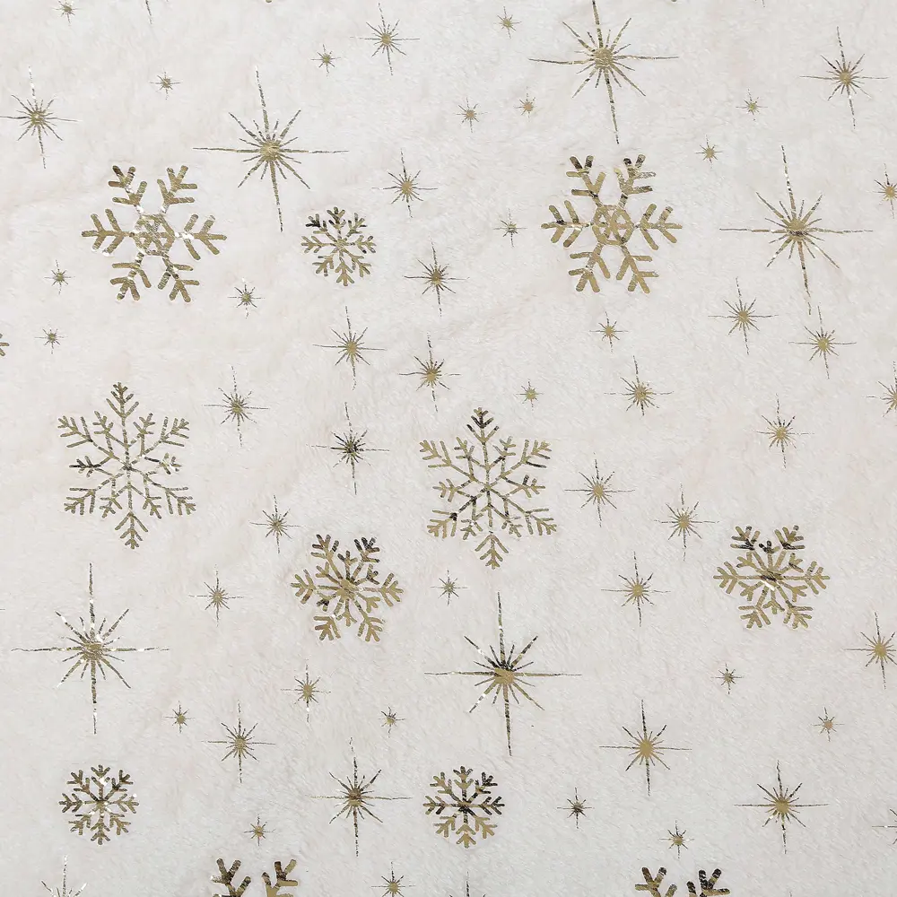 Плед Snow 150x200 см велсофт цвет экрю Santreyd Новый Год STLM-2109771 - Вид №1