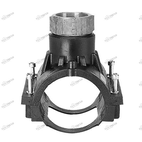 SANIT 612827 Ventilanbohrarmaturen с переходом HDPE / пушечным, с внутренней резьбой 