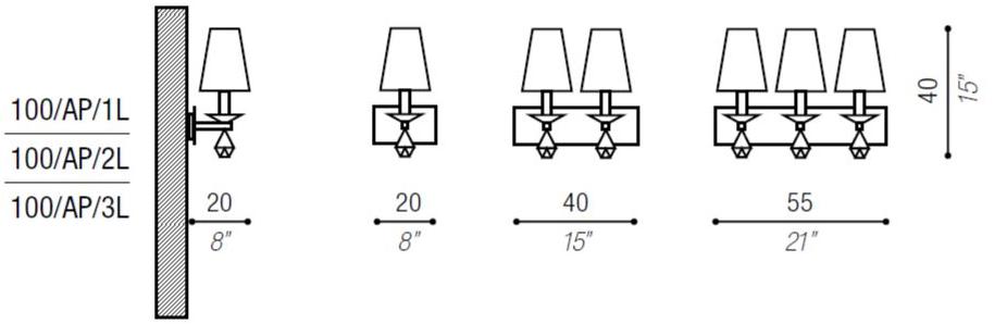Aiardini Бра с кристаллами Ottagono sun-id-1511983 - Вид №2