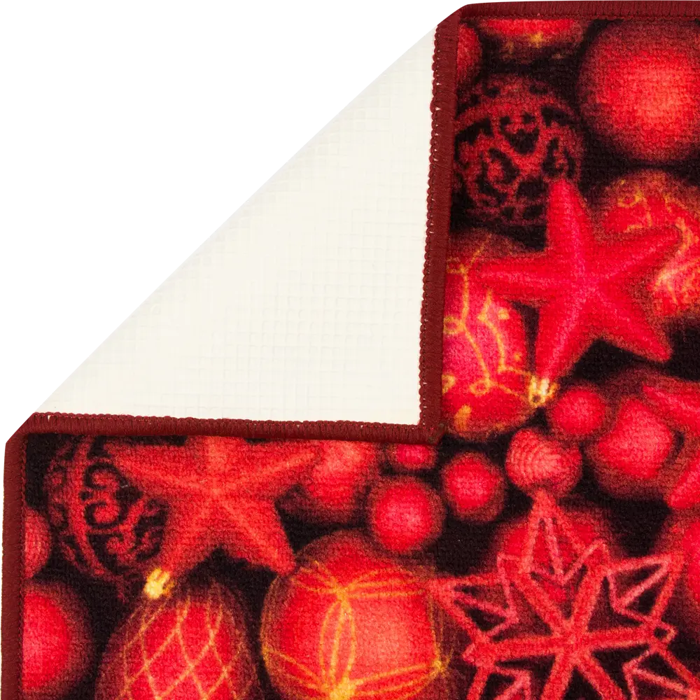 Коврик Красные игрушки 45x68 см нейлон цвет красный CTIM STLM-2090063 - Вид №4