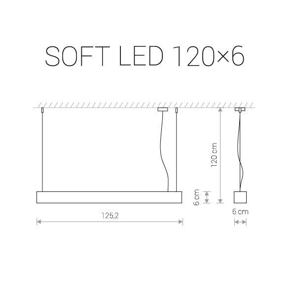 Подвесной светодиодный светильник Nowodvorski Soft Led 9547 NOWODVORSKI ДИЗАЙНЕРСКИЕ, SOFT LED 200516 Белый  - Вид №1