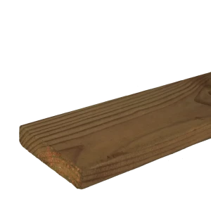 Планкен импрегнированный 20x90x3000 мм хвоя прямой с фаской угла