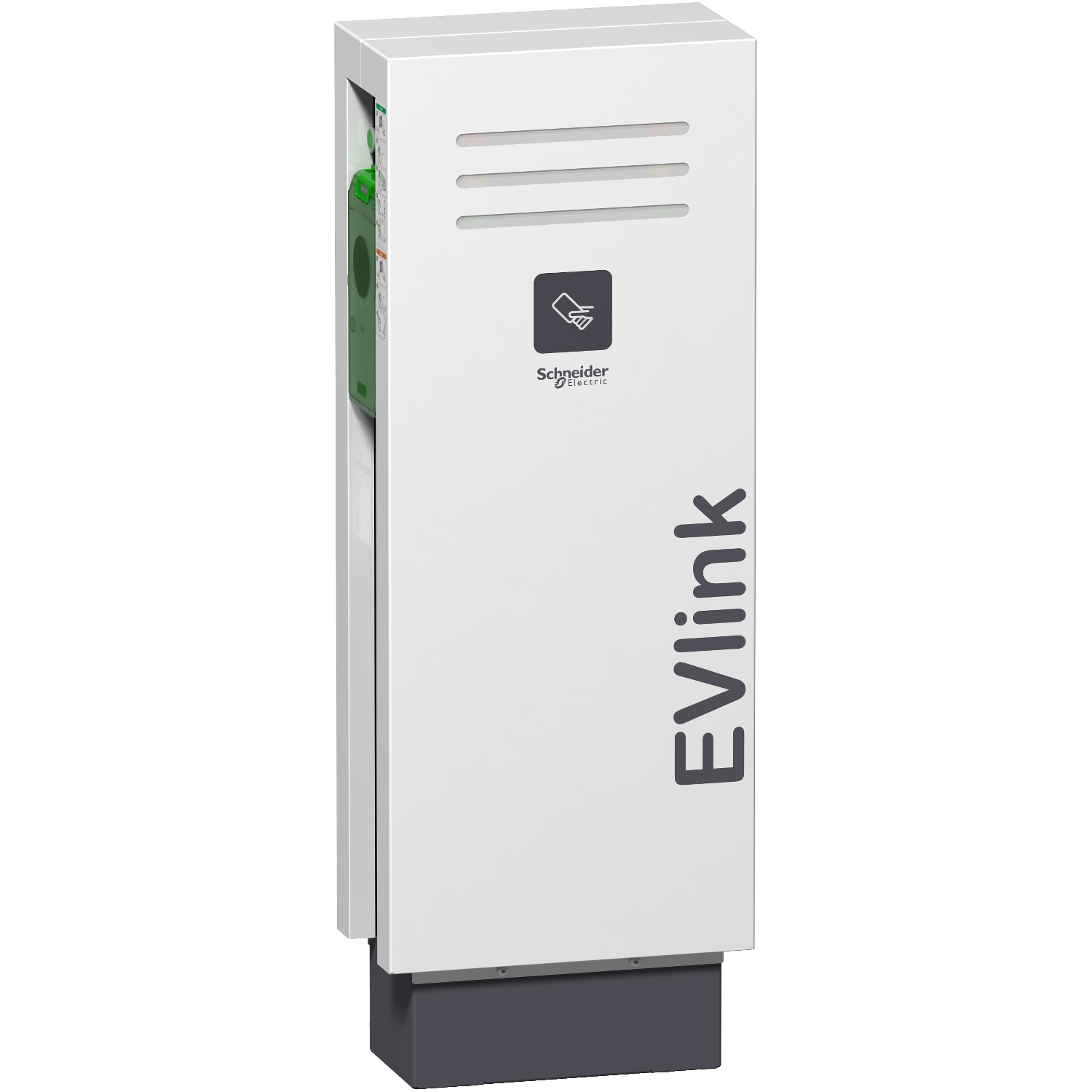 EVF2S7P44R Зарядная станция для электромобилей PKG STD напольная 7KW 2XT2S + RFID Schneider Electric EVlink 