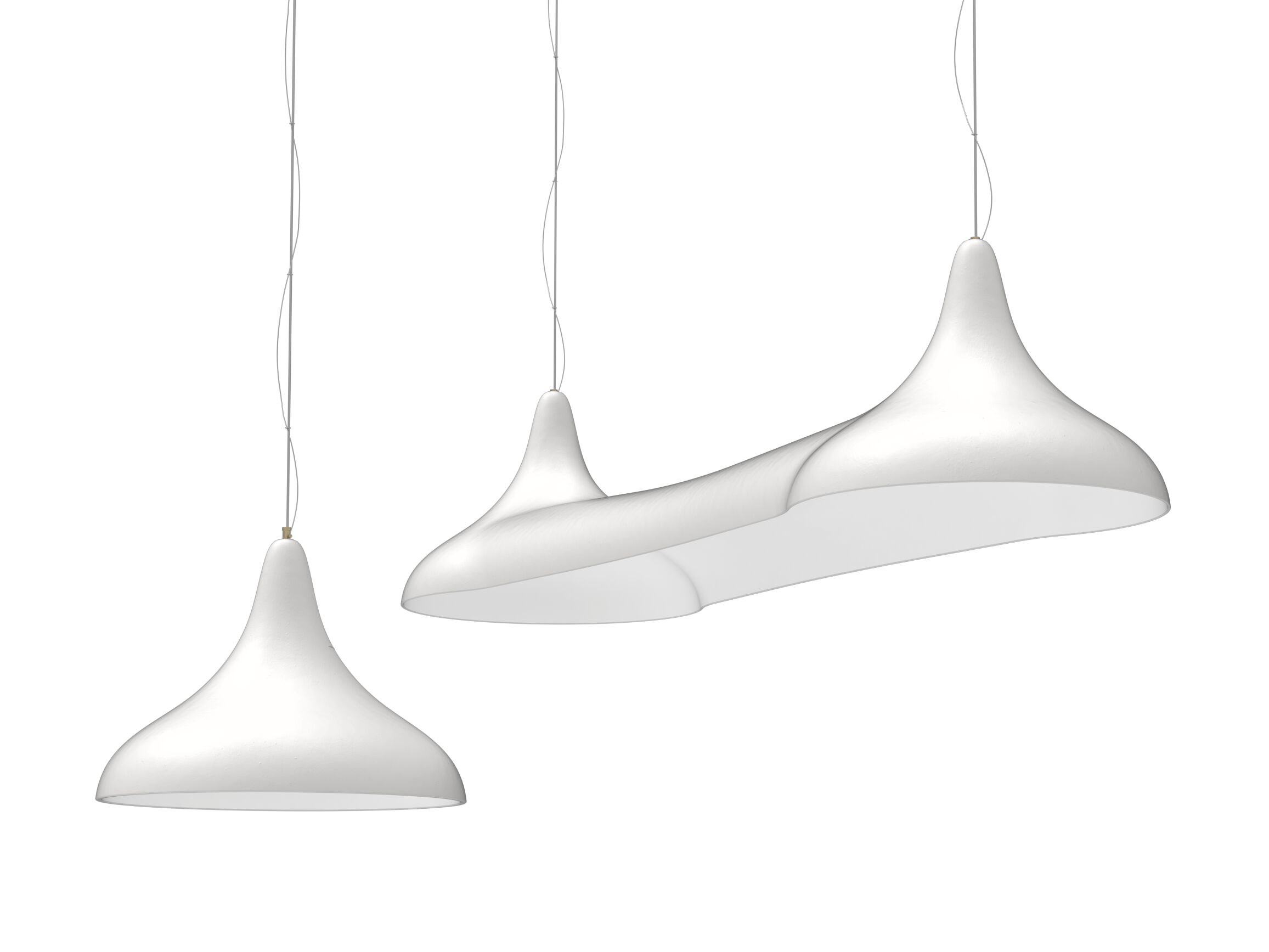 Светодиодный подвесной светильник из стекловолокна GANSK TUBA ARCH-00042059